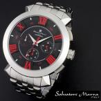 腕時計 メンズ レディース 送料無料 1年保証 正規 Salvatore Marra サルバトーレ マーラ  ビッグフェイス クロノグラフ 腕時計 BOX 保証書付