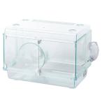 GEX　Harmony　小動物用飼育ケージ　グラスハーモニー　360Plus　給水器・回し車付き　オシャレ　かわいい　シンプル　クリア　透明　ケージ　ジェックス