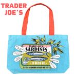 TRADER JOE'S トレーダージョーズ　エコバッグ　トートバッグ　サブバッグ　大容量　SARDINES　