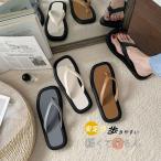 フラットサンダル レ�