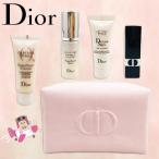 ディオール　Dior 洗顔料　美容液　乳液　口紅4点+ピンクキャンバスポーチ「大切な人への素敵なプレゼント」