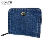 ショッピングコーチ 財布 COACH コーチ レディース 財布 二つ折り財布 ミニ財布 エッセンシャル ビルフォールド ウォレット CAU96 デニム セール 新作 新品