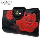COACH コーチ 花柄 財布 二つ折り財布 ミディアム ウォレット フローラル プリント CCL63 バラ アウトレット 限定 新作 新品
