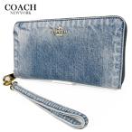 ショッピングcoach COACH コーチ レディース 財布 長財布 ロング ジップ ウォレット ラブ デニム CEC21 ウオッシュデニム アウトレット 新作 新品