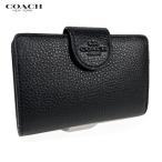 ショッピングコーチ 財布 COACH コーチ 財布 二つ折り財布 ミディアム コーナー ジップ ウォレット CP417 ブラック クーパー アウトレット 新作 新品