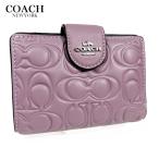 COACH コーチ 財布 二つ折り財布 ミディアム コーナー ウォレット シグネチャー レザー CZ341 ジャスミン アウトレット 新作 新品