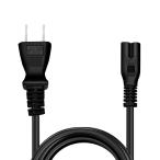 AC電源ケーブル 2ピンソケット(メス)⇔2ピンプラグ(オス) 1.2m PSE認定品 ACコンセント コネクタ SUCCUL