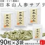 日本山人参 サプリ 90粒×３袋セット＋３０粒おまけ付き ヒュウガトウキ サプリ 宮崎県産 無農薬 日向当帰 神の草