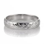 Yahoo! Yahoo!ショッピング(ヤフー ショッピング)ハワイアンジュエリー ペアリング 安い メンズ シルバー 幅約4mm マイレ オーダー