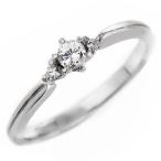 ダイヤモンド リング 婚約指輪 安い プラチナ エンゲージリング 一粒 ストレート オーダー