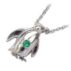 Yahoo! Yahoo!ショッピング(ヤフー ショッピング)ネックレス レディース 天然石 ネックレス エメラルド 5月 誕生石 ペンギン シルバー プレゼント オーダー