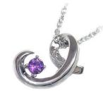 Yahoo! Yahoo!ショッピング(ヤフー ショッピング)ネックレス レディース 天然石 2月誕生石 アメジストペンダント ネックレス プレゼント オーダー
