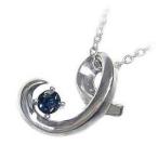 ネックレスレディース天然石サファイアネックレスサファイア9月誕生石サファイ...