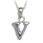 Yahoo! Yahoo!ショッピング(ヤフー ショッピング)イニシャル V イニシャル ペンダント ネックレス CanCam掲載 オーダー