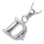 Yahoo! Yahoo!ショッピング(ヤフー ショッピング)ネックレス レディース 天然石 イニシャル D イニシャル 3月誕生石アクアマリンペンダント ネックレス CanCam掲載 オーダー