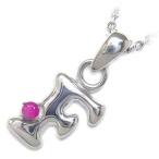 Yahoo! Yahoo!ショッピング(ヤフー ショッピング)ネックレス レディース 天然石 イニシャル F イニシャル 7月誕生石ルビーペンダント ネックレス CanCam掲載 オーダー