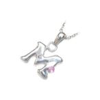 Yahoo! Yahoo!ショッピング(ヤフー ショッピング)ネックレス レディース 天然石 イニシャル M イニシャル 10月誕生石ピンクトルマリンペンダント ネックレス CanCam掲載 オーダー