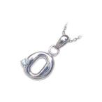 Yahoo! Yahoo!ショッピング(ヤフー ショッピング)ネックレス レディース 天然石 イニシャル O イニシャル 3月誕生石アクアマリンペンダント ネックレス CanCam掲載 オーダー