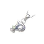 Yahoo! Yahoo!ショッピング(ヤフー ショッピング)ネックレス レディース 天然石 イニシャル P イニシャル 8月誕生石ペリドットペンダント ネックレス CanCam掲載 オーダー