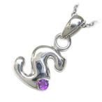 Yahoo! Yahoo!ショッピング(ヤフー ショッピング)ネックレス レディース 天然石 イニシャル S イニシャル 2月誕生石 アメジストペンダント ネックレス CanCam掲載 オーダー