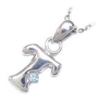 Yahoo! Yahoo!ショッピング(ヤフー ショッピング)ネックレス レディース 天然石 イニシャル T イニシャル 3月誕生石アクアマリンペンダント ネックレス CanCam掲載 オーダー