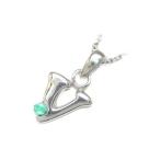 Yahoo! Yahoo!ショッピング(ヤフー ショッピング)ネックレス レディース 天然石 イニシャル V イニシャル 5月誕生石エメラルドペンダント ネックレス CanCam掲載 オーダー