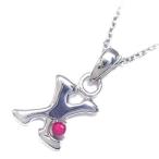 Yahoo! Yahoo!ショッピング(ヤフー ショッピング)ネックレス レディース 天然石 イニシャル X イニシャル 7月誕生石ルビーペンダント ネックレス CanCam掲載 オーダー