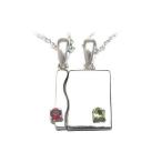 Yahoo! Yahoo!ショッピング(ヤフー ショッピング)ペアネックレス 1月 8月誕生石シルバー ガーネット ペリドットペアペンダント ネックレス オーダー