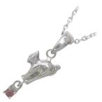 Yahoo! Yahoo!ショッピング(ヤフー ショッピング)猫 1月誕生石 シルバー ガーネットペンダント ネックレス オーダー