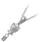 Yahoo! Yahoo!ショッピング(ヤフー ショッピング)猫 3月誕生石シルバー アクアマリンペンダント ネックレス オーダー