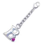 Yahoo! Yahoo!ショッピング(ヤフー ショッピング)B イニシャル 7月誕生石ルビーチャームトップ ホルダーCanCam掲載 オーダー