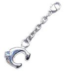 Yahoo! Yahoo!ショッピング(ヤフー ショッピング)C イニシャル 3月誕生石アクアマリンチャームトップ ホルダーCanCam掲載 オーダー