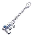 Yahoo! Yahoo!ショッピング(ヤフー ショッピング)E イニシャル 11月誕生石ブルートパーズチャームトップ ホルダーCanCam掲載 オーダー