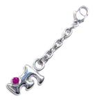 Yahoo! Yahoo!ショッピング(ヤフー ショッピング)F イニシャル 7月誕生石ルビーチャームトップ ホルダーCanCam掲載 オーダー