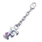 Yahoo! Yahoo!ショッピング(ヤフー ショッピング)F イニシャル 10月誕生石ピンクトルマリンチャームトップ ホルダーCanCam掲載 オーダー