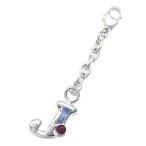 Yahoo! Yahoo!ショッピング(ヤフー ショッピング)J イニシャル 1月誕生石ガーネットチャームトップ ホルダーCanCam掲載 オーダー