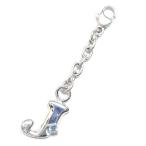 Yahoo! Yahoo!ショッピング(ヤフー ショッピング)J イニシャル 3月誕生石アクアマリンチャームトップ ホルダーCanCam掲載 オーダー