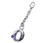 Yahoo! Yahoo!ショッピング(ヤフー ショッピング)O イニシャル 2月誕生石 アメジストチャームトップ ホルダーCanCam掲載 オーダー