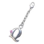 Yahoo! Yahoo!ショッピング(ヤフー ショッピング)Q イニシャル 10月誕生石ピンクトルマリンチャームトップ ホルダーCanCam掲載 オーダー