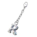 Yahoo! Yahoo!ショッピング(ヤフー ショッピング)R イニシャル 3月誕生石アクアマリンチャームトップ ホルダーCanCam掲載 オーダー