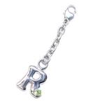 Yahoo! Yahoo!ショッピング(ヤフー ショッピング)R イニシャル 8月誕生石ペリドットチャームトップ ホルダーCanCam掲載 オーダー