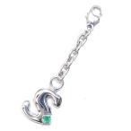 Yahoo! Yahoo!ショッピング(ヤフー ショッピング)S イニシャル 5月誕生石エメラルドチャームトップ ホルダーCanCam掲載 オーダー