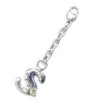 Yahoo! Yahoo!ショッピング(ヤフー ショッピング)S イニシャル 8月誕生石ペリドットチャームトップ ホルダーCanCam掲載 オーダー