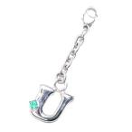 Yahoo! Yahoo!ショッピング(ヤフー ショッピング)U イニシャル 5月誕生石エメラルドチャームトップ ホルダーCanCam掲載 オーダー