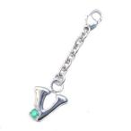 Yahoo! Yahoo!ショッピング(ヤフー ショッピング)V イニシャル 5月誕生石エメラルドチャームトップ ホルダーCanCam掲載 オーダー