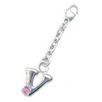 Yahoo! Yahoo!ショッピング(ヤフー ショッピング)V イニシャル 10月誕生石ピンクトルマリンチャームトップ ホルダーCanCam掲載 オーダー