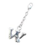 Yahoo! Yahoo!ショッピング(ヤフー ショッピング)W イニシャル 3月誕生石アクアマリンチャームトップ ホルダーCanCam掲載 オーダー