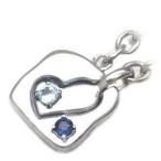 Yahoo! Yahoo!ショッピング(ヤフー ショッピング)サファイア チャーム 3月 9月誕生石シルバー アクアマリン サファイアペアチャーム オーダー