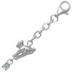 Yahoo! Yahoo!ショッピング(ヤフー ショッピング)猫 3月誕生石シルバー アクアマリンチャームトップホルダー オーダー