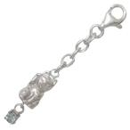 Yahoo! Yahoo!ショッピング(ヤフー ショッピング)猫 3月誕生石シルバー アクアマリンチャームトップホルダー オーダー